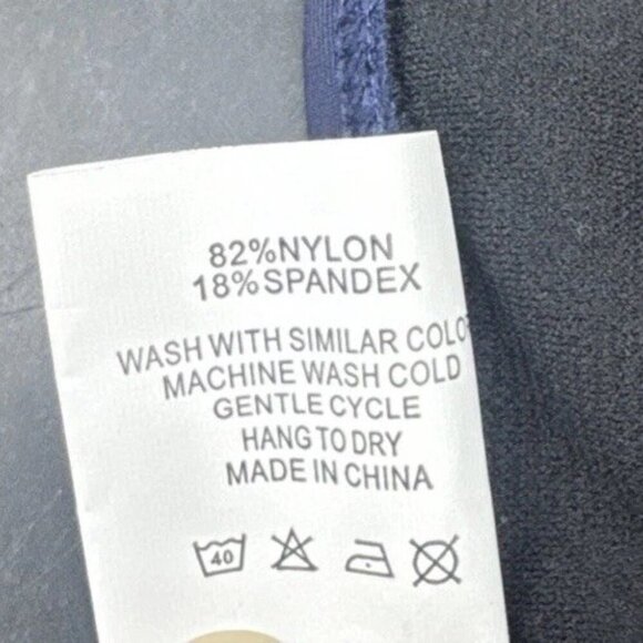 ZYIA NAVY BLUE Bikini Bottom Sz S NEW Pool Beach Summer Vacation Cruise Travel - Picture 4 of 9